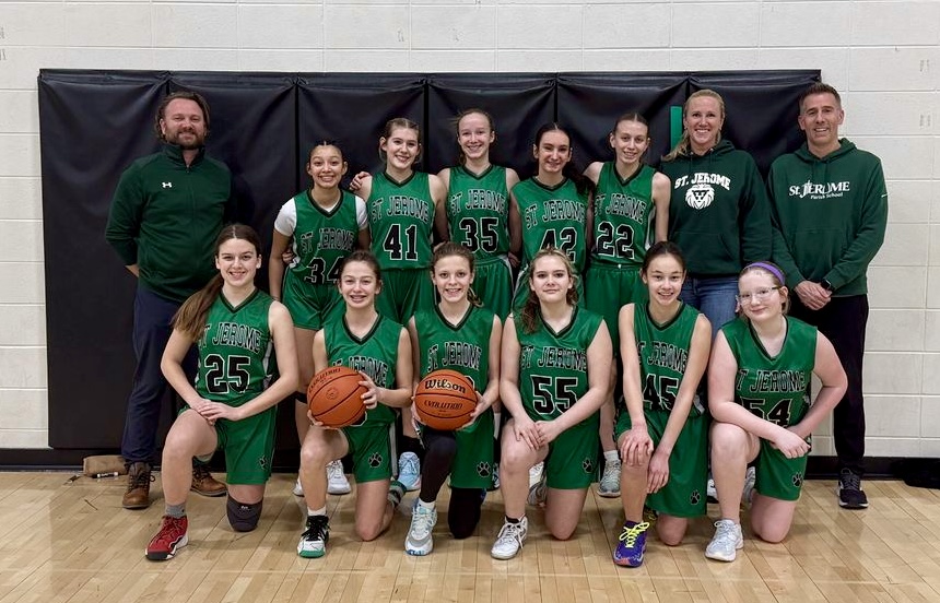 Girls - St. Jerome/St. Bruno/St. Charles Team Picture